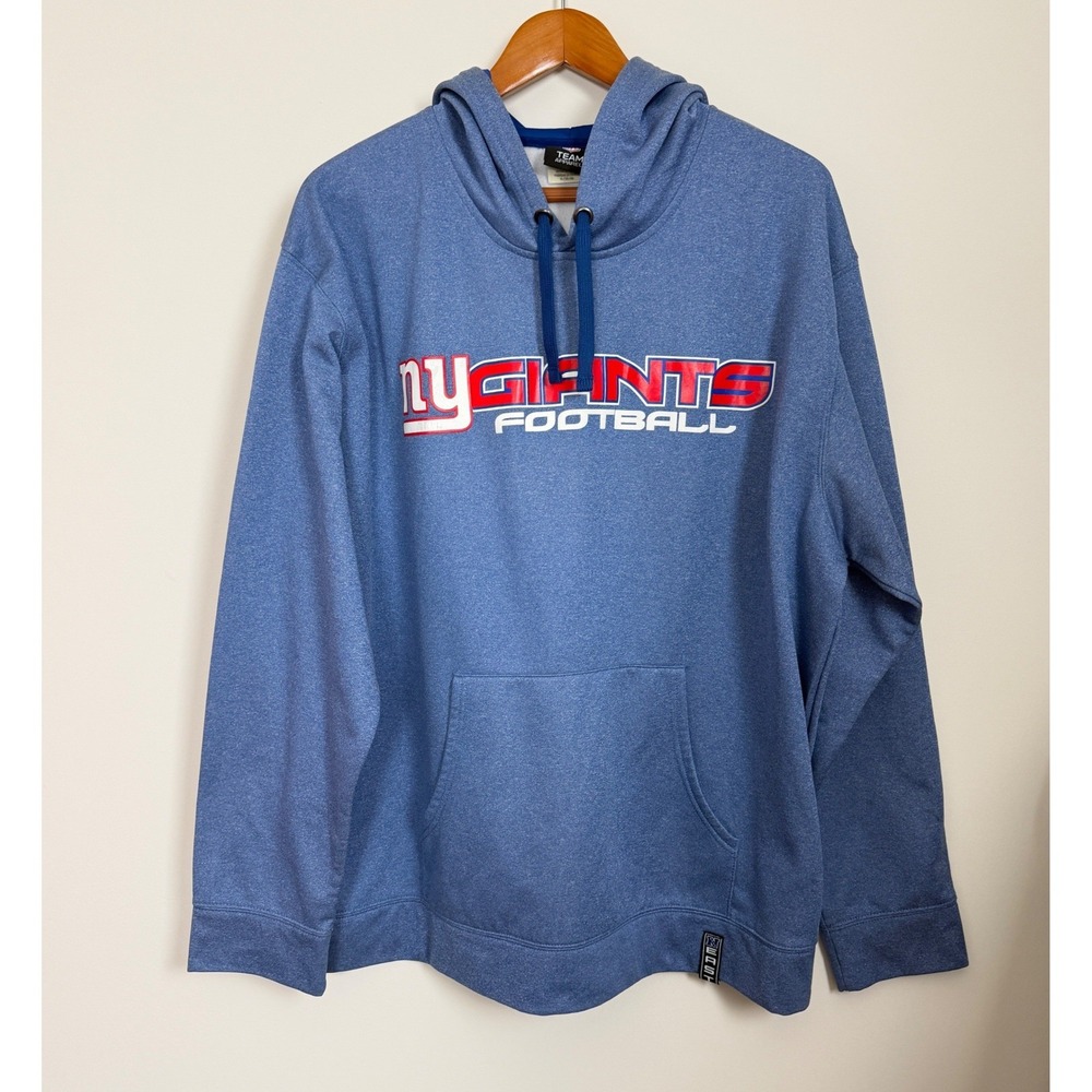 New York Giants Hoodie Mens‎ XL Blue NFL Football Pullover Sweatshirt
